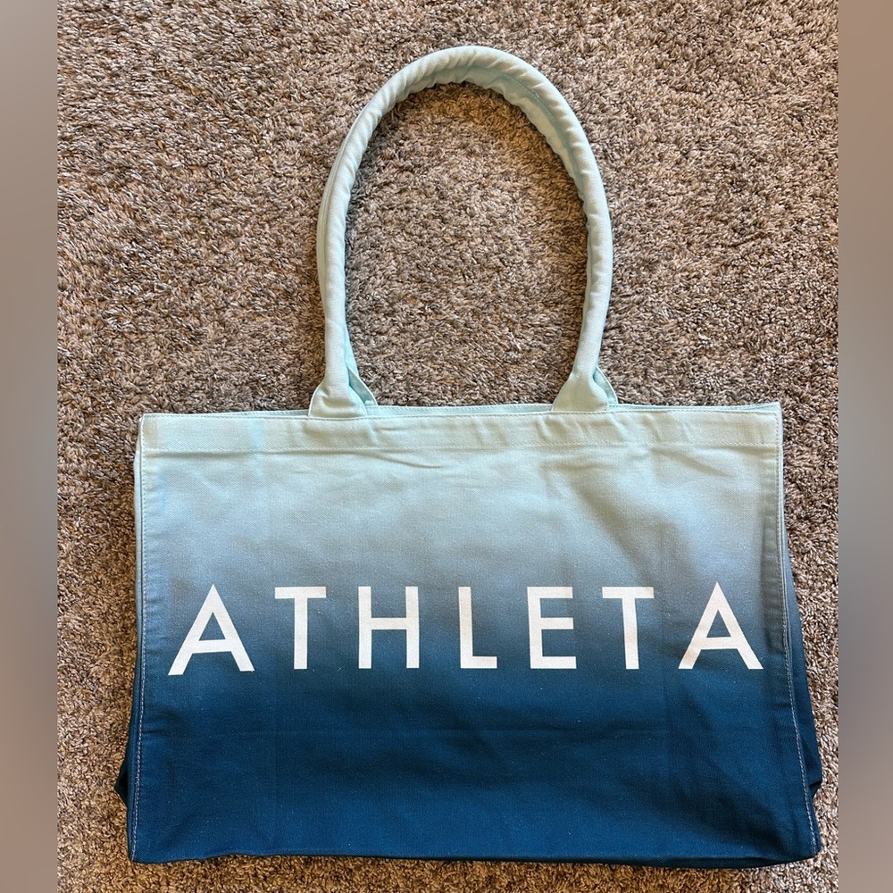 Athleta Ombre Blue Tote Bag